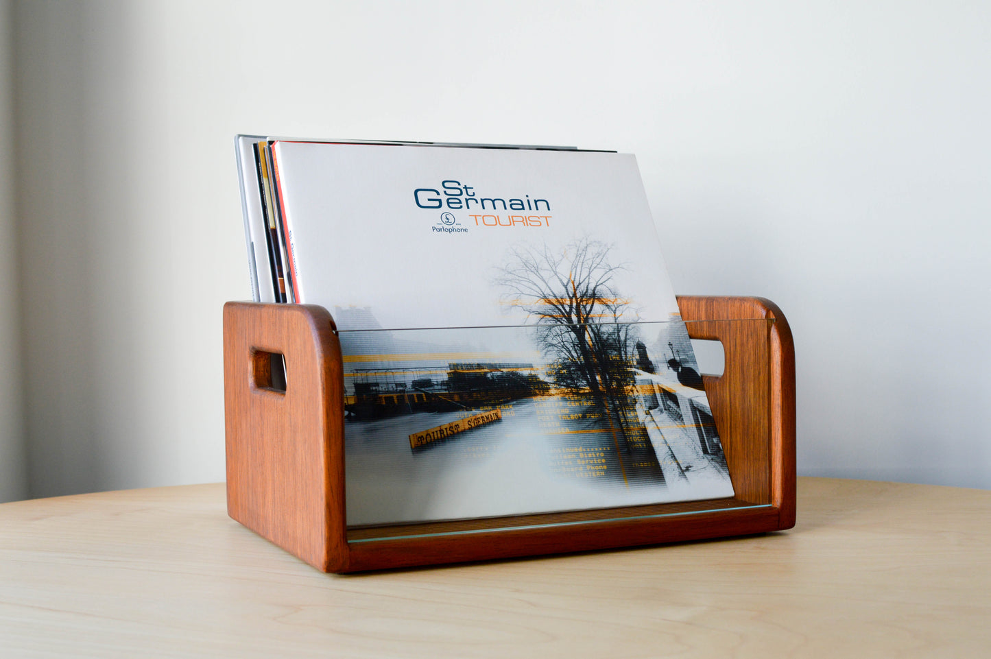Vinyl Record Storage Crate | Solid Wood & Glass | Handmade in Sydney | Gift for Music Lovers (Copy)