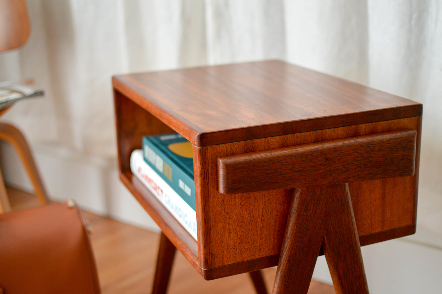 Reserved for Jo. Mid century style bedside tables. A unique design made locally in Sydney.