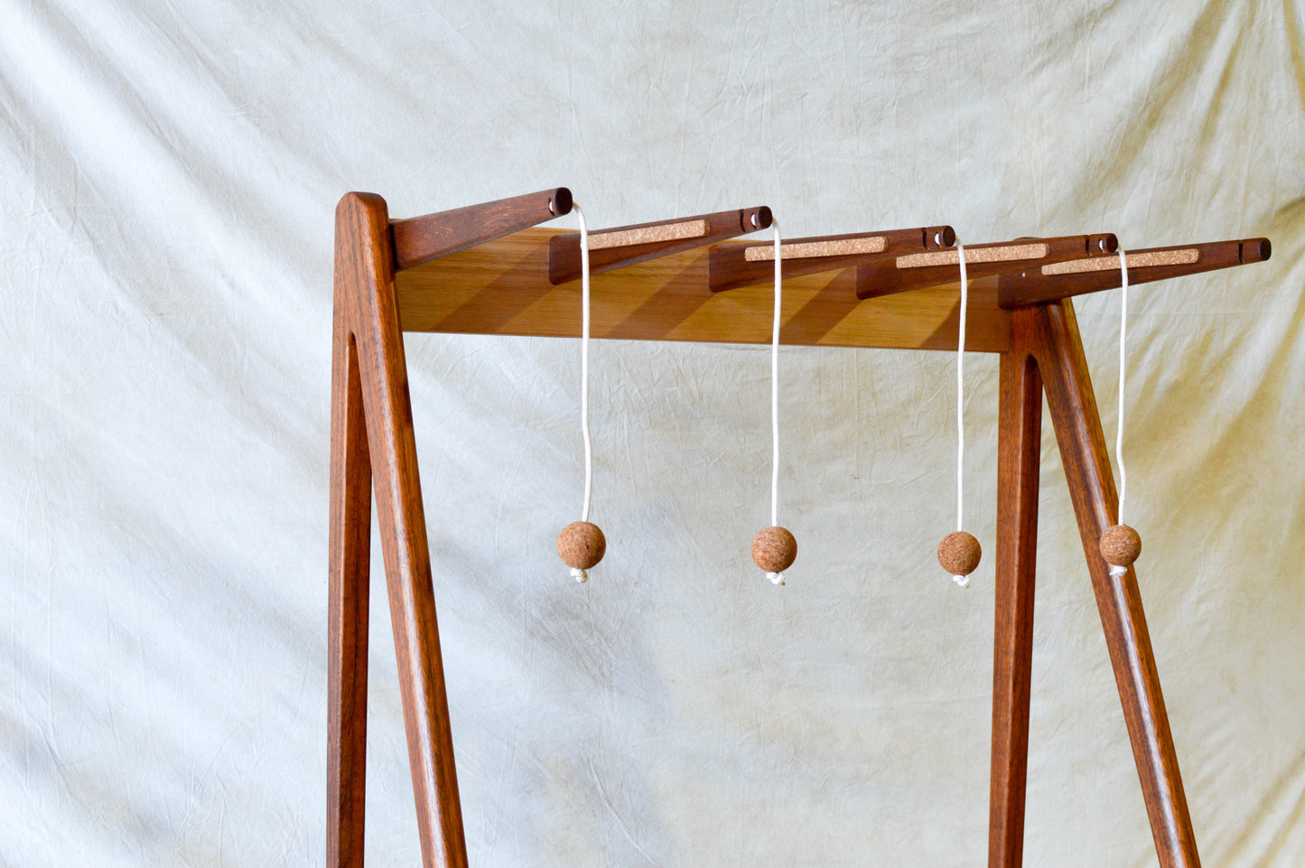 Bespoke surfboard rack mid century modern style